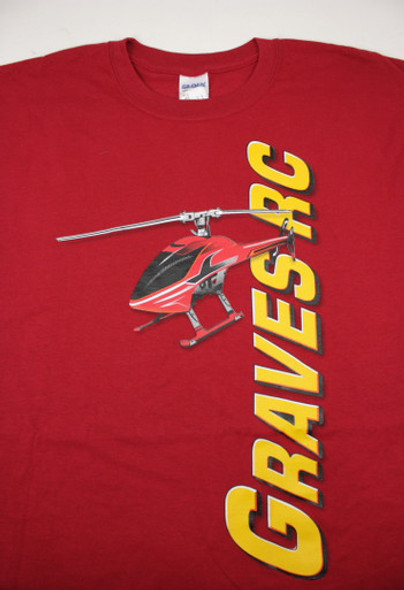 GVSHT1-C GRAVES RC HOBBIES Helicopter T-Shirt