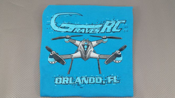 GVSQUADTEE1-C Graves RC Hobbies Quadcopter T-Shirt