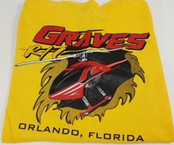 GVSHTEE-C Graves RC Hobbies Helicopter T-Shirt