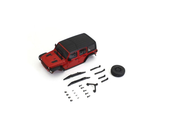 KYOMXB01R KYOSHO Jeep Wrangler Rubicon Mini-Z 4X4 Body - Red