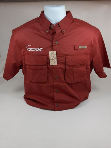 GVSFISHRH-C Graves RC Red Head Men's Fishing Shirt