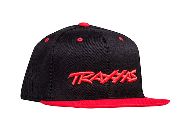 TRA1183-BLR TRAXXAS Snapback Trucker - Red/Black - OSFA