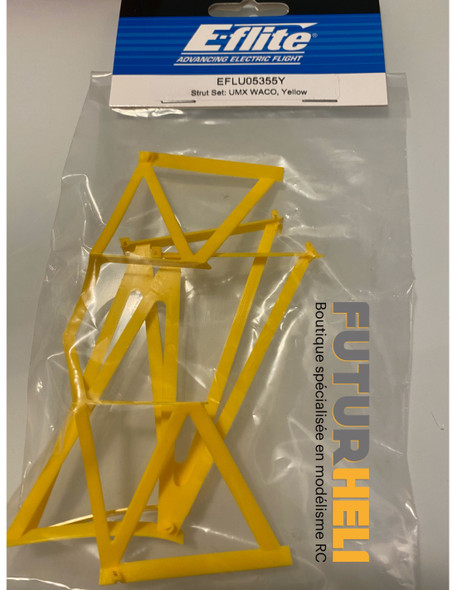 EFLU05355Y E-FLITE Strut Set: UMX WACO, Yellow