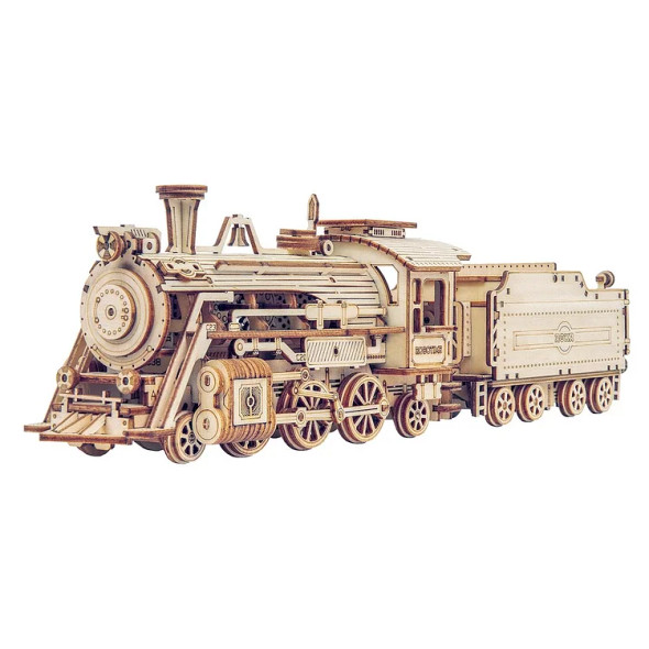 ROEMC501 ROBOTIME ROKR Prime Steam Express Trail 3D Wooden Puzzle