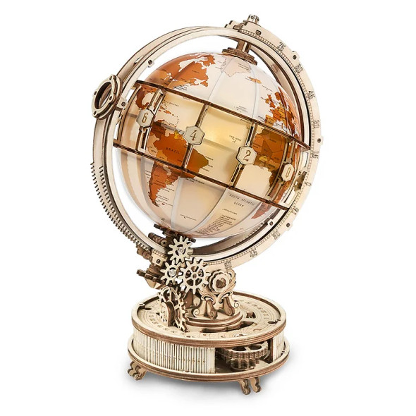 ROEST003 ROBOTIME ROKR Luminous Globe 3D Wooden Puzzle