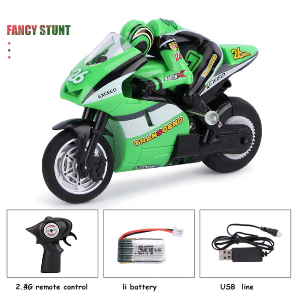 MIC1465 IMEX 8012 2.4GHz 3Ch 1/20 Scale Mini RC Motorcycle