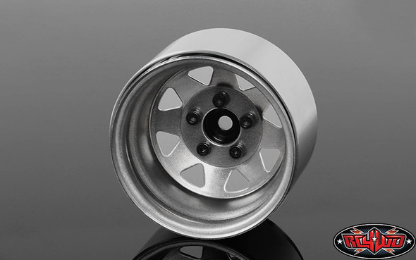 RC4ZW0244 RC4WD 5 Lug Deep Dish Wagon 1.9" Steel Stamped Beedlock Wheels (Plain) (4)