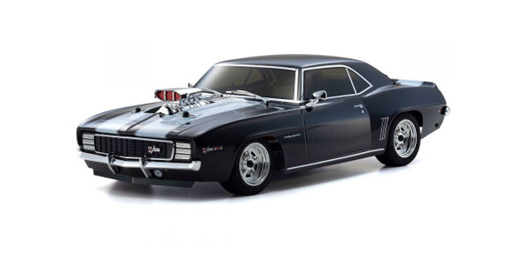 KYO34493T1 KYOSHO 1/10 Scale RC Electric Powered 4WD FAZER Mk2 FZ02 VE Series Readyset 1969 Chevy Camaro Z/28 RS Supercharged VE tuxedo Black