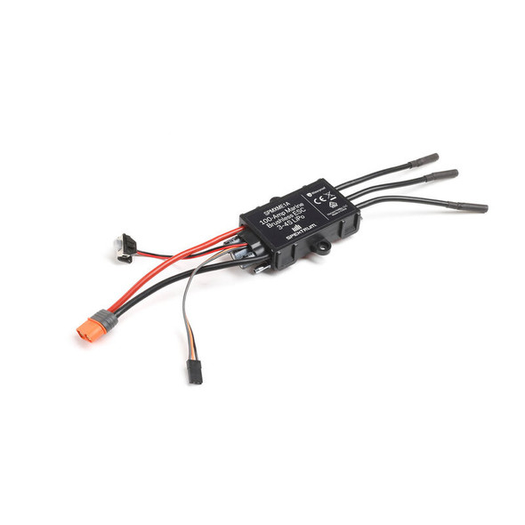 SPMXME1A SPEKTRUM 100 Amp Brushless Marine ESC 3S-4S