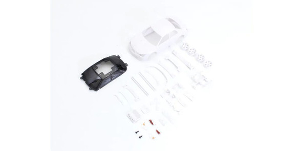 KYOMZN205 KYOSHO Impreza WRX STi White Body Set w/Wheels Only