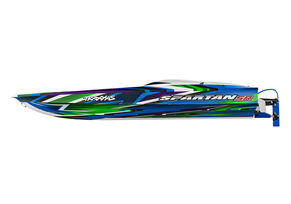 TRA57076-4ORG Traxxas Spartan Brushelss TSM TQI RTR Boat - Orange