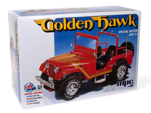 MPC986 MPC 1/25 Jeep CJ5 Golden Hawk Scale Model Kit