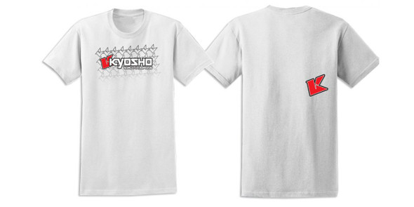 KYOKA10003SXWXL KYOSHO White KFade 2.0 Short Sleeve - XL