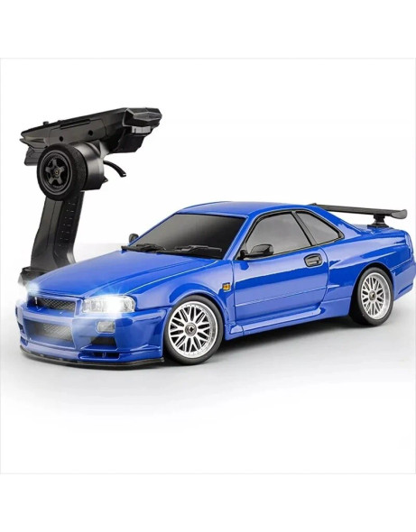 IMXLD01899BE IMEX 1/18 RWD Drift Car Skyline GT-R R34 RTR - Blue