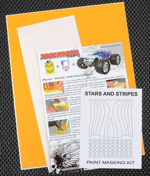 XXXM054L XXX MAIN RACING Stars and Stripes Paint Mask