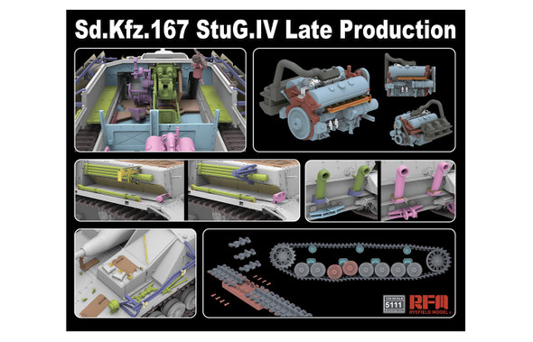 RYE5111 RYE FIELD MODELS 1/35 Sd.Kfz.167 StuG.IV Late Production