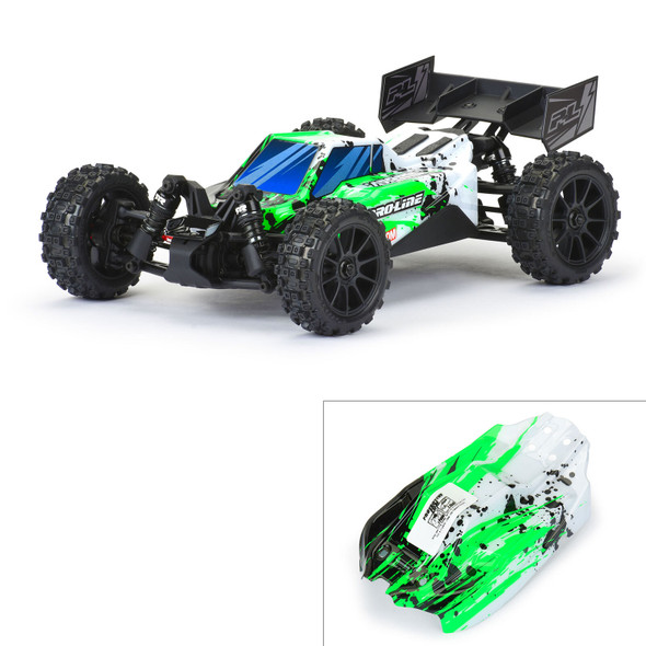 PRO367122 PRO-LINE Limited Edition 1/14 Pre-Cut/Pre-Painted Axis Splat (Green/White) Body: Typhon Grom