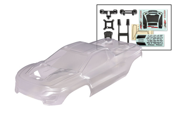 TRA10712 TRAXXAS Mini XRT Clear Body