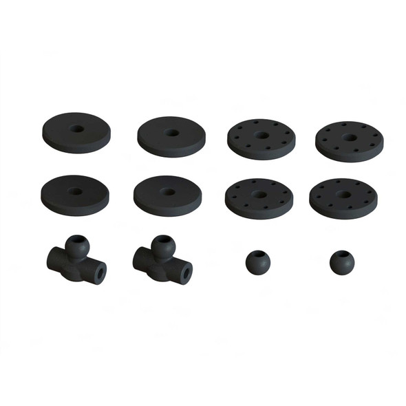 ARA330627 ARRMA Shock Set, 16mm Bore, 77mm Length, 2000cSt Oil