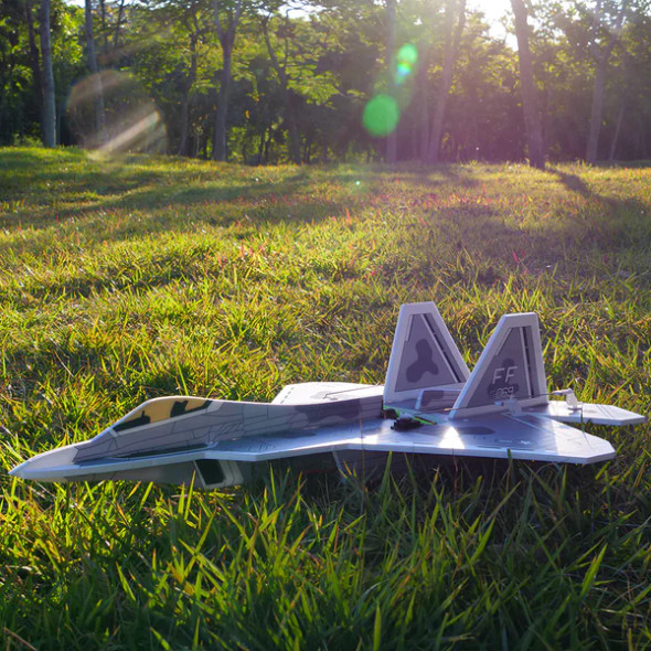 MAXHEF22PNP MAXX PRODUCTS Hee Wing Hunter F22 400mm Wingspan MPP PP Foam Magic Board RC Airplane PNP