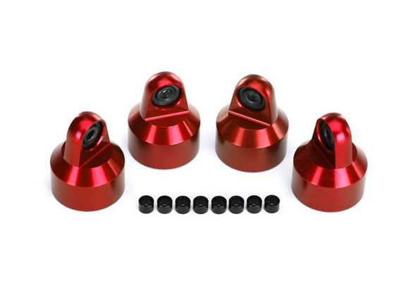 TRA7764-C TRAXXAS Anodized Aluminum GTX Shock Caps (4)