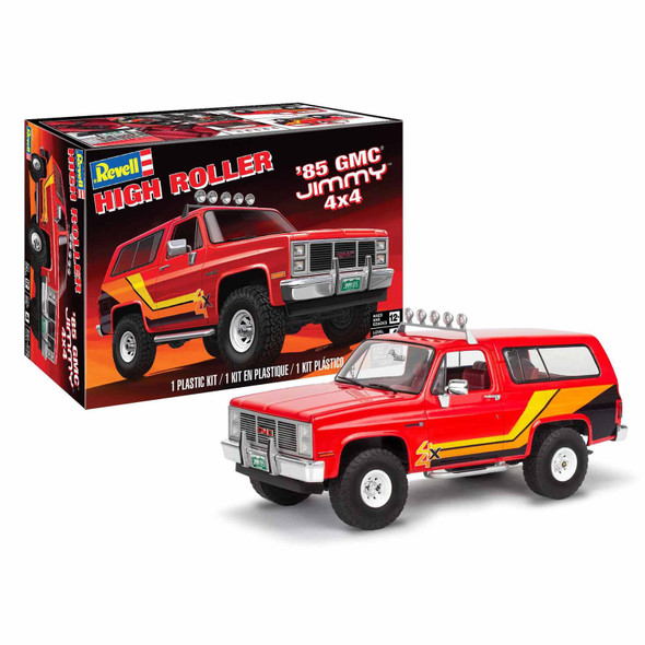 RMX145779090 REVELL 1/25 1985 GMC Jimmy 4x4 High Roller Model Kit