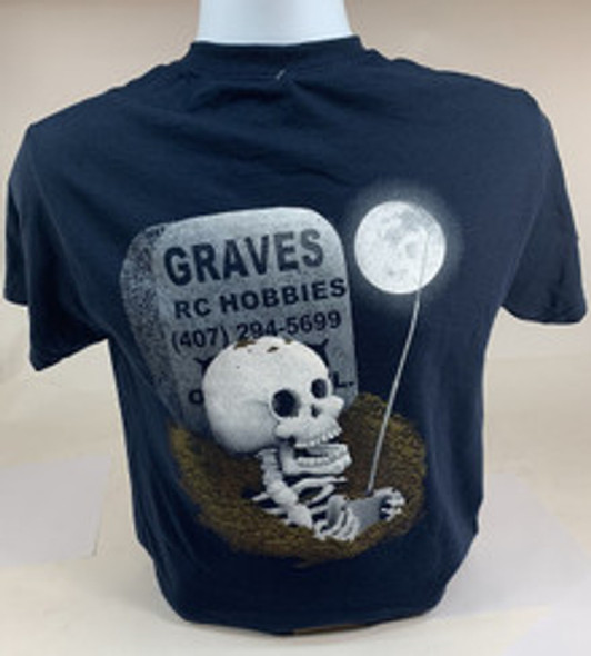 GVSGRAVEBLU-C GRAVES RC HOBBIES Grave Shirt - Blue