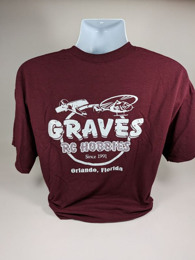 GVSSHIRTPLM-C GRAVES RC HOBBIES Shirt - Plum