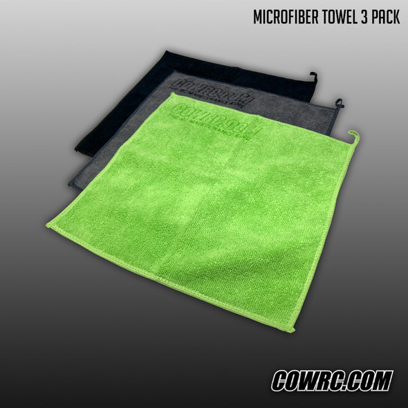 COWA43113539 COW RC Micro Fiber Towel (3 Pack)