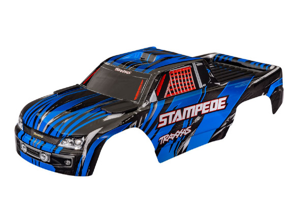 TRA3620ABLUE TRAXXAS Stampede 2WD Clipless Body - Blue