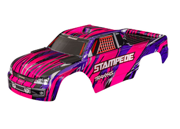 TRA3620APINK TRAXXAS Stampede 2WD Clipless Body - Pink