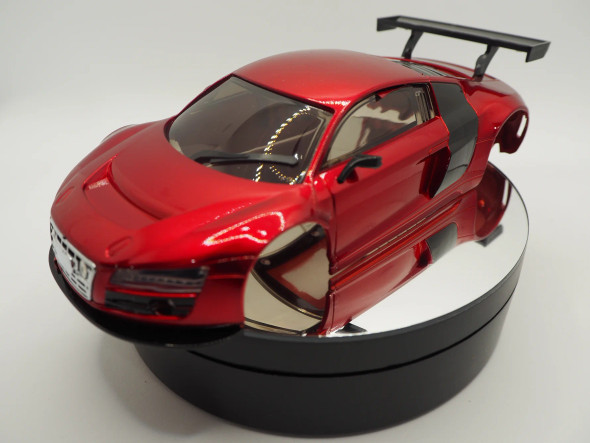 SHRCSH0508 SILVER HORSE Mini-Z Audi R8 98mm Body - Mustafar Red