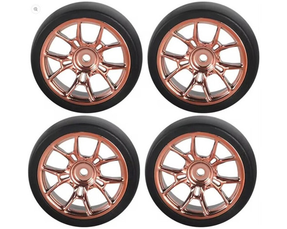 IMXLD0017 IMEX 1/18 Drift Tires, Style 6 - Copper