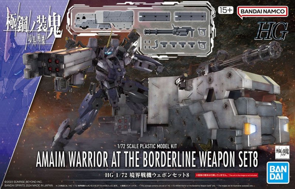 BAN2704782 BANDAI HG 1/72 AMAIM Warrior at the Borderline Set 8
