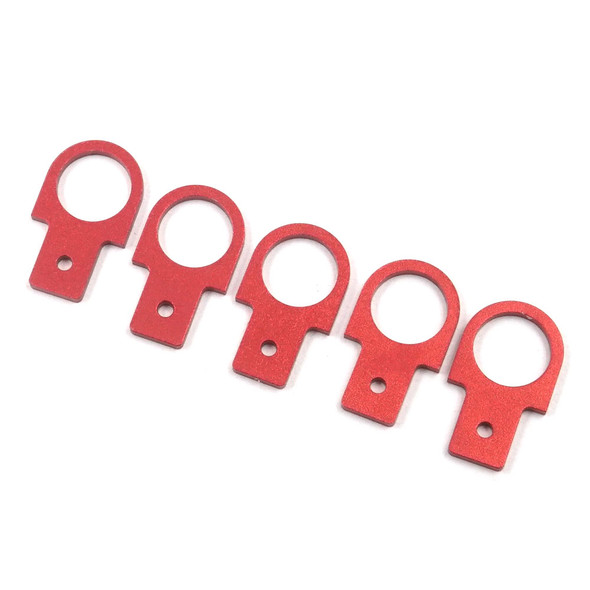 YA0621RD YEAH RACING 1/10 Scale Accessory Car Tow Hooks 5pcs - Red
