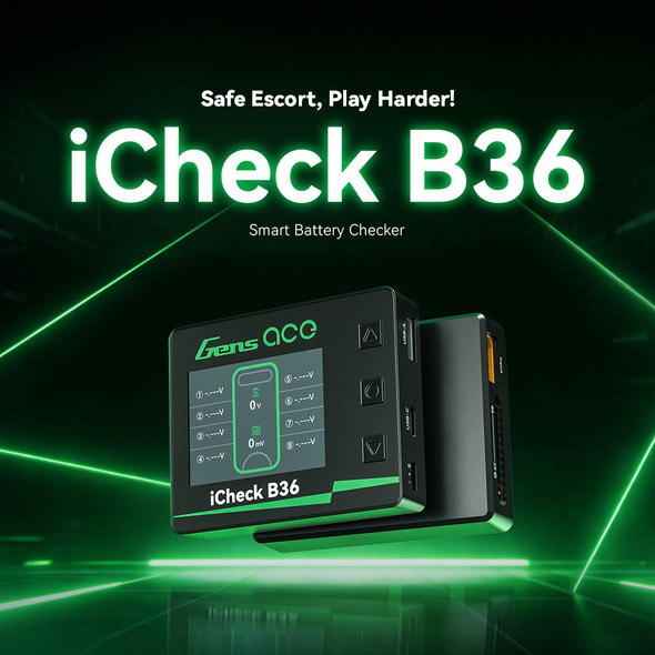 GAB36 GENS ACE iCheck B36 Smart RC Battery Checker