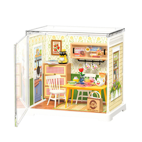ROEDWS06B ROBOTIME Rolife Floral Dining Room DIY Miniature House