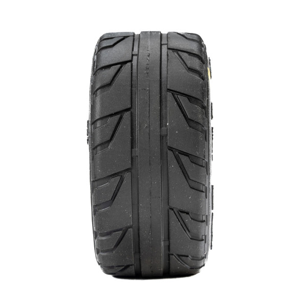 PRO1034310 PRO-LINE 1/16 Vector Front/Rear Tires Mounted 12mm Black Split Six (4): Mojave GROM