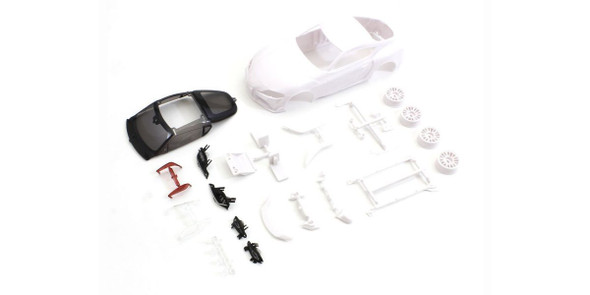 KYOMZN207 KYOSHO Toyota GR Supra TRD White Body Set (w/Rims for AWD)