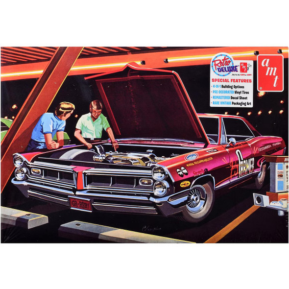 AMT1578 AMT 1/25 1965 Pontiac Grand Prix Show 'N' Go Scale Model Kit