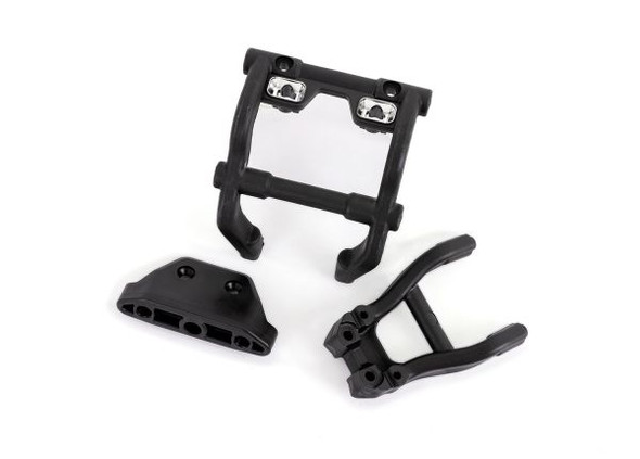 TRA6777X TRAXXAS LED Wheelie Bar Mounts with Rear Ski Plate