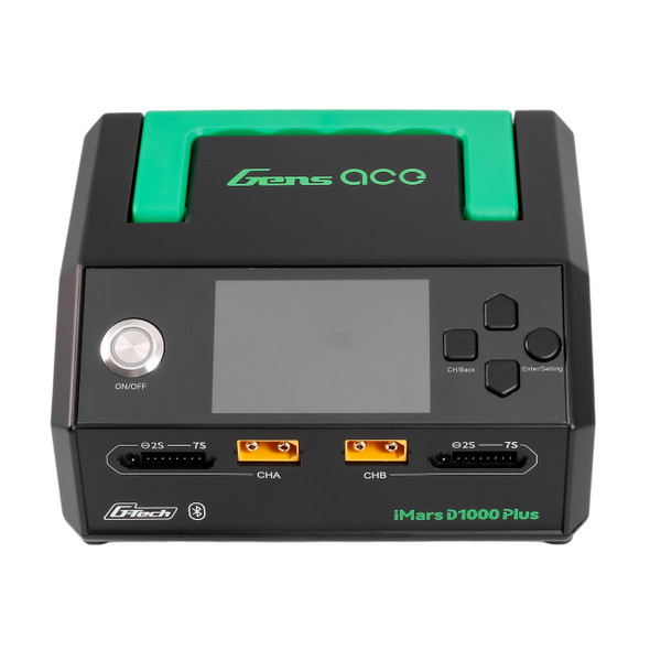 GA1000PLUS GENS ACE IMars D1000 Plus Smart Charger, Bluetooth App Control, Dual Channel, G-Tech