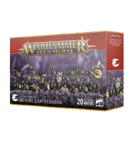WH89-07 WARHAMMER Age of Sigmar - Gloomspite Gitz: Moonclan Stabbas