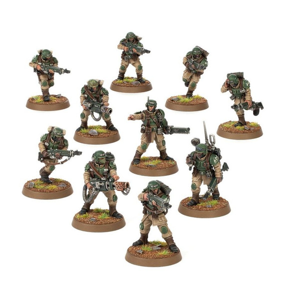 WH47-33 WARHAMMER Astra Militarum - Cadian Shock Troops