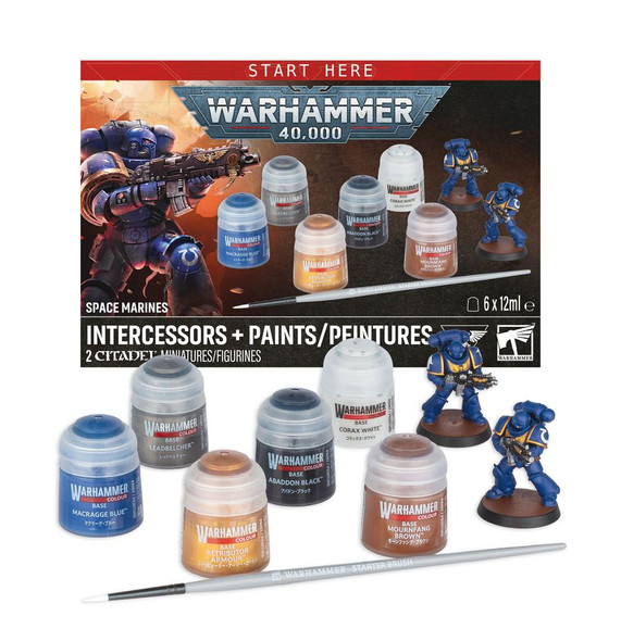 WH60-11 WARHAMMER Space Marines: Intercessors + Paints