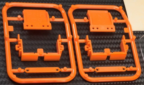 PNR600521O PN RACING Body Mounting Kit for PNR Concept C9 Body - Orange