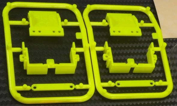 PNR600521Y PN RACING Body Mounting Kit for PNR Concept C9 Body - Yellow