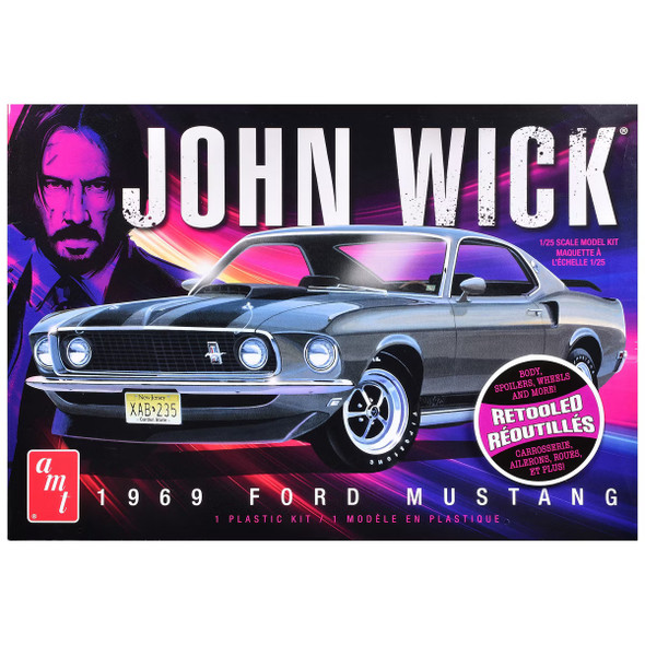 AMT1454M AMT 1/25 1969 Ford Mustang Mach 1 - John Wick