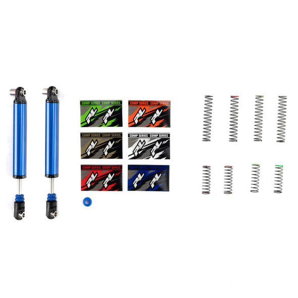 PRO641001 PRO-LINE Racing Pro-Comp Front/Rear (97mm) Scaler Shocks (2): 1/10 Rock Crawlers - Blue