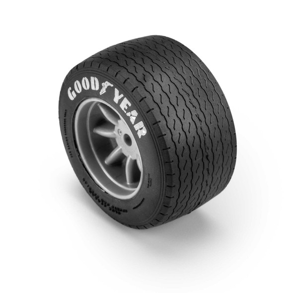 PRO1036410 PRO-LINE 1/12 Goodyear Blue Streak VTA Rear Tires Mounted 8mm Gray Wheels (2): Losi NASCAR Race Car